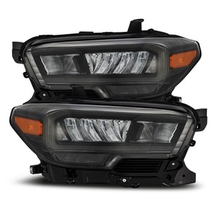 For 2016-2020 Toyota Tacoma Jet Black Alpharex LED Sequential Headlights