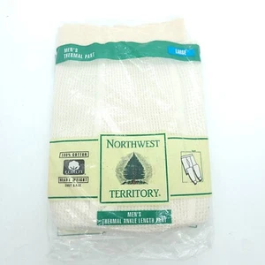 VTG NOS Northwest Territory Mens Ankle Length Thermal underwear Heavyweight LRG - Picture 1 of 2