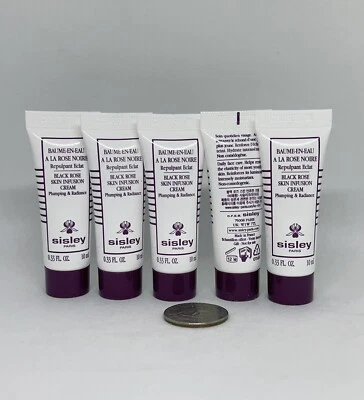 5 x Sisley Schwarze Rose Haut Infusion Creme Aufpolsternd & Ausstrahlung je 0,33oz/10ml - Bild 1 von 3