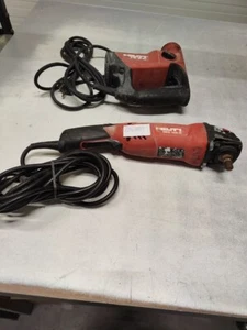 Hilti TE 6-C Rotary Hammer Drill & DEG 125-D Angle Grinder – Lot of 2 For Parts - Picture 1 of 14