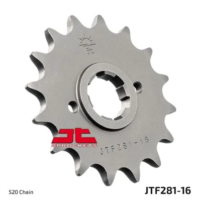 JT Front Sprocket 16/520 W :8 mm Standar Fit Honda XR 600 R 1985-1990 - Imagem 1 de 4