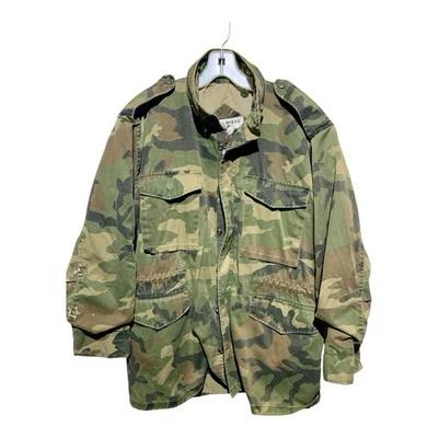 Chaqueta de campo vintage de camuflaje Duck Bay para hombre talla mediana Foto 1 de 4