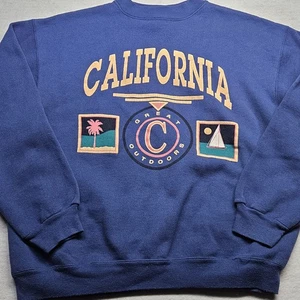 Vintage Tultex Superweight California Great Outdoors Sweatshirt Large USA... - Bild 1 von 6