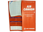 AIR CANADA TRANSATLANTIC TIMETABLE 1964 FLUGPLAN TRANS-CANADA AIR LINES DC-8 TCA