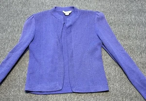 St John Sweater Womens Small Santana Knit Cardigan Lightweight Saks Fifth Avenue - Picture 1 of 12