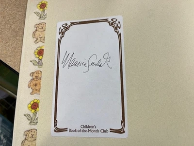 BEARS by Ruth Krause & Maurice Sendak (2005) Bookplate Signed by Maurice Sendak Foto 1 de 4