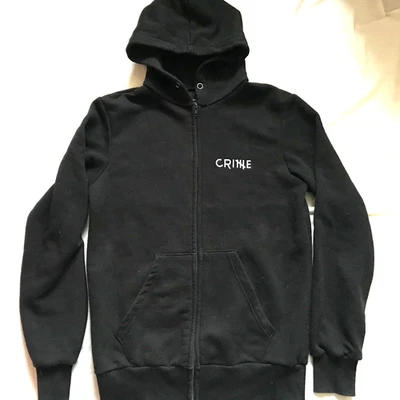 JERSEY ITALIANO CRIME HOMBRE UNISEX CREMALLERA SUDADERA CON CAPUCHA TALLA PEQUEÑA Foto 1 de 4