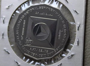 2011 50 CENT UNCIRCULATED 60th ANNIVERSARY NATIONAL SERVICE #ZJN57 - Picture 1 of 12