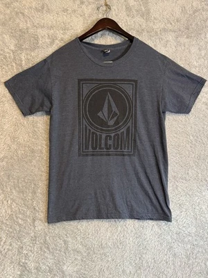 Volcom T-Shirt Mens Medium Modern Fit Crew Neck Graphic Tee Gray Short Sleeve - Image 1 of 4