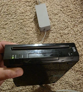 wii console rvl-001 black Power & Video cables ONLY! - Picture 1 of 6