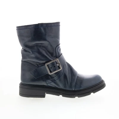Botas de vestir informales Miz Mooz Holdyn para mujer de cuero azul con cremallera 38 Foto 1 de 4