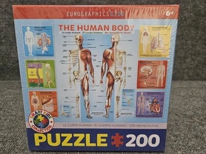 Eurographics Kids 200 Piece Puzzle THE HUMAN BODY - Picture 1 of 6