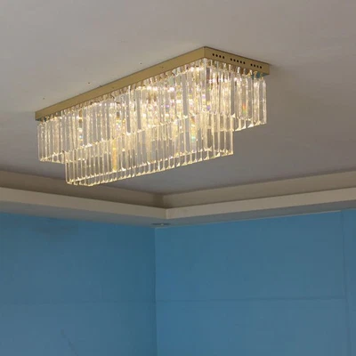 Pendant Lamps Living Dining Room Ceiling Crystal Light Aisle Hallway Chandelier - Image 1 of 4