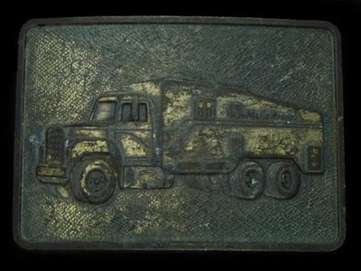 TE03115 HEBILLA DE CINTURÓN VINTAGE AÑOS 70 **NL MCCULLOUGH** OILFIELD COMPANY Foto 1 de 2