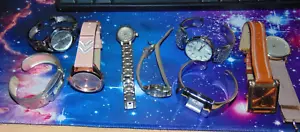 Awesome Group of Women's Already Functioning, "New Battery" 9Watches Misc - Picture 1 of 3