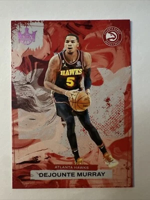 2023-24 Court Kings Dejounte Murray Pink /99 #29 Atlanta Hawks - Image 1 of 2