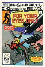Marvel James Bond For Your Eyes Only Issue #2 Comic Book 8.5 VF+ 1981