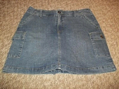 St John Bay, Women's Denim Golf Tennis Skort, Size 10 Stretch Waist, 17" Long - Image 1 of 3