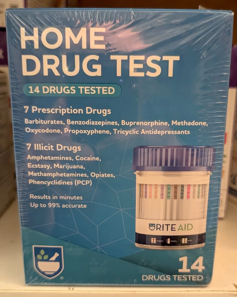 Home 14 Drug Test Rite Aid Prescription Illicit 99 Accurate Quick Results 10/21