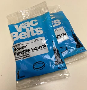 Vacuum Cleaner Belts 2 Belts Homecare Industries 18152 matches Hoover 40201170 - Picture 1 of 3