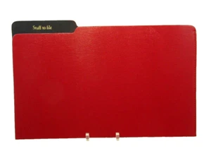 Folio Aktenordner Leder Grafik Bild Schlangenleder geprägtes Zeug zum Ablegen - Bild 1 von 5