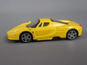 C191 Burago Cina Ferrari Enzo Giallo 1:43 Auto Sportiva - Foto 1 di 7