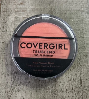 NEW Covergirl TruBlend So Flushed 345 Hot Frenzy blush Deep Orange - Image 1 of 2