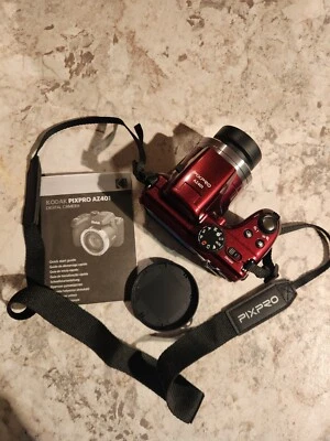 Cámara digital Kodak PIXPRO AZ401 16MP roja Foto 1 de 4