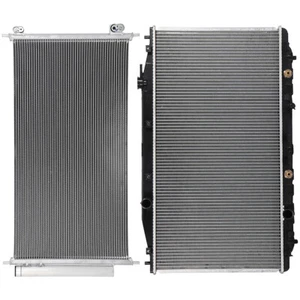 Radiator & Condenser Cooling Kit For 2008-2012 Honda Accord 2012-2015 Crosstour - Picture 1 of 7