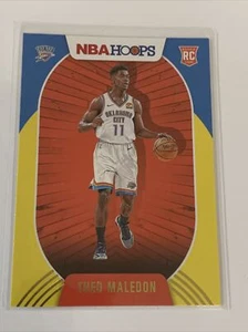 Theo Maledon Rookie 2020-21 NBA Hoops Yellow Parallel RC - Picture 1 of 2