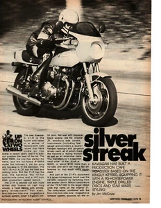 1978 KAWASAKI Z1-R MOTORCYCLE ~ ORIGINAL 4-PAGE ARTICLE / AD - Imagen 1 de 1