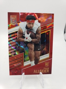 2022 Panini Donruss Elite #113 Tyler Allgeier Red /399 RC Rookie. ATL Falcons