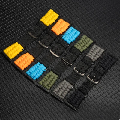 Correa de nailon para Apple Watch Series 10 9 8 SE 7 6 5 4 3 Ultra 2 49 mm correa trenzada Foto 1 de 4