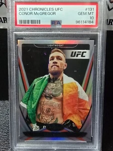 2021 Chronicles UFC CONOR McGREGOR #131 PSA 10 GEM MINT - Picture 1 of 2