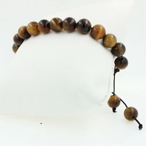 Bracciale uomo occhio di tigre autoregolabile - Imagen 1 de 6