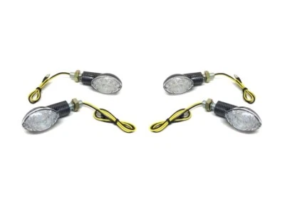 LED Mini Blinker Set Carbon für CPI KEEWAY SACHS ATU GENERIC EXPLORER - Bild 1 von 4