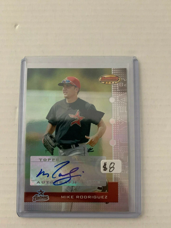 Mike Rodriguez 2005 Bowman's Best Rookie Auto Card #107 Serial #406/974 - Image 1 of 2