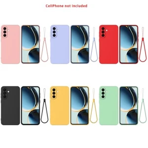 100% Brand New Natural Tactility Silicone Case w/ Lanyard for Samsung Galaxy A36 - Picture 1 of 14