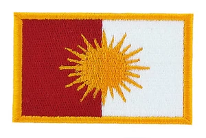 yezidi Yazidi Kurdisan KURDISH FLAG PATCH patches backpack BADGE IRON ON NEW SEW - Bild 1 von 1