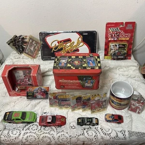 Lot of 35 Vintage NASCAR Collectors Tin Cup Cards Autograph Ernie Irvan 1996  - Picture 1 of 15