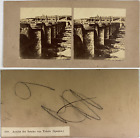 Espagne, Spain, Tol&#232;de, Vue du pont de Tol&#232;de, Photo. C.J. Rospini vintage stere