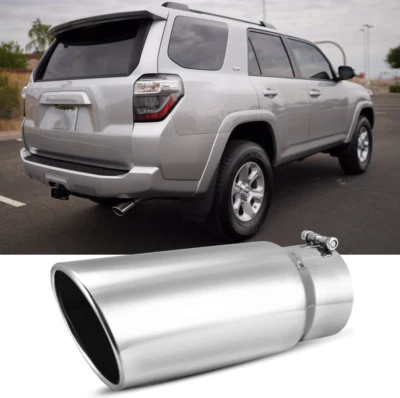 Punta de escape de acero inoxidable para Toyota 4Runner 5" entrada 6" salida 15" longitud Foto 1 de 4