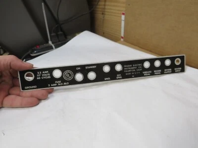 1965 Fender Super Reverb-Amp rear Back  input Face panel Original - Image 1 of 4