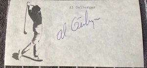 Mr. 59 AL GEIBERGER Personally Autographed Signed PGA GOLF Card FreeShip - Picture 1 of 2