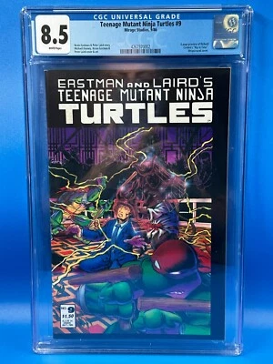 Teenage Mutant Ninja Turtles #9 - Mirage Studios - CGC 8.5 - TMNT - Image 1 of 3