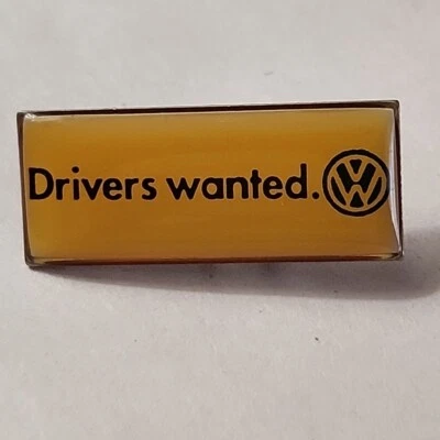 Pin de solapa VW Volkswagen - Tie Tac - Pin de sombrero raro vintage años 80 coleccionable Foto 1 de 4