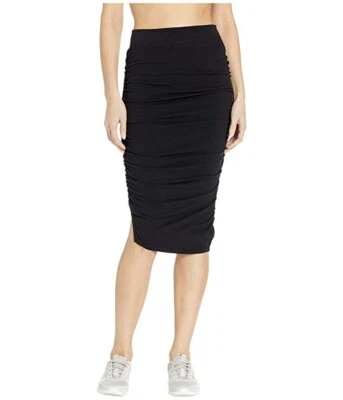 Falda de mujer Hard Tail L125830 negra fruncida poeta lápiz talla S Foto 1 de 3