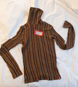 Vintage MISS SIXTY Wool High Neck Long Sleeve Pullover Sweater S made in Italy - Picture 1 of 8