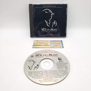 Disney's Beauty & The Beast Musical Soundtrack w/ Ticket Stub (Broadway) CD 1994 - Picture 1 of 5