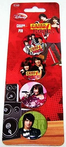 4 Stück Camp Rock Disney Button Pin`s Chapa Neu OVP - Bild 1 von 1